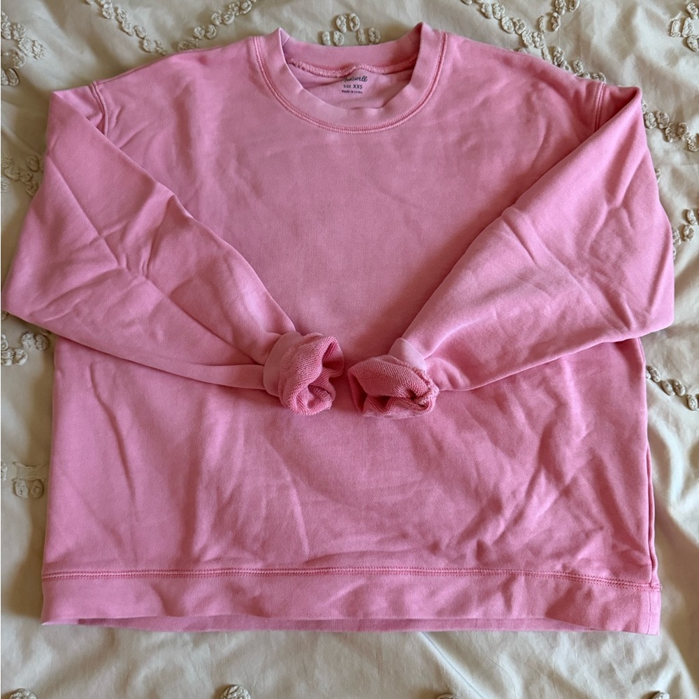Madewell Soft Pink Crewneck Top
